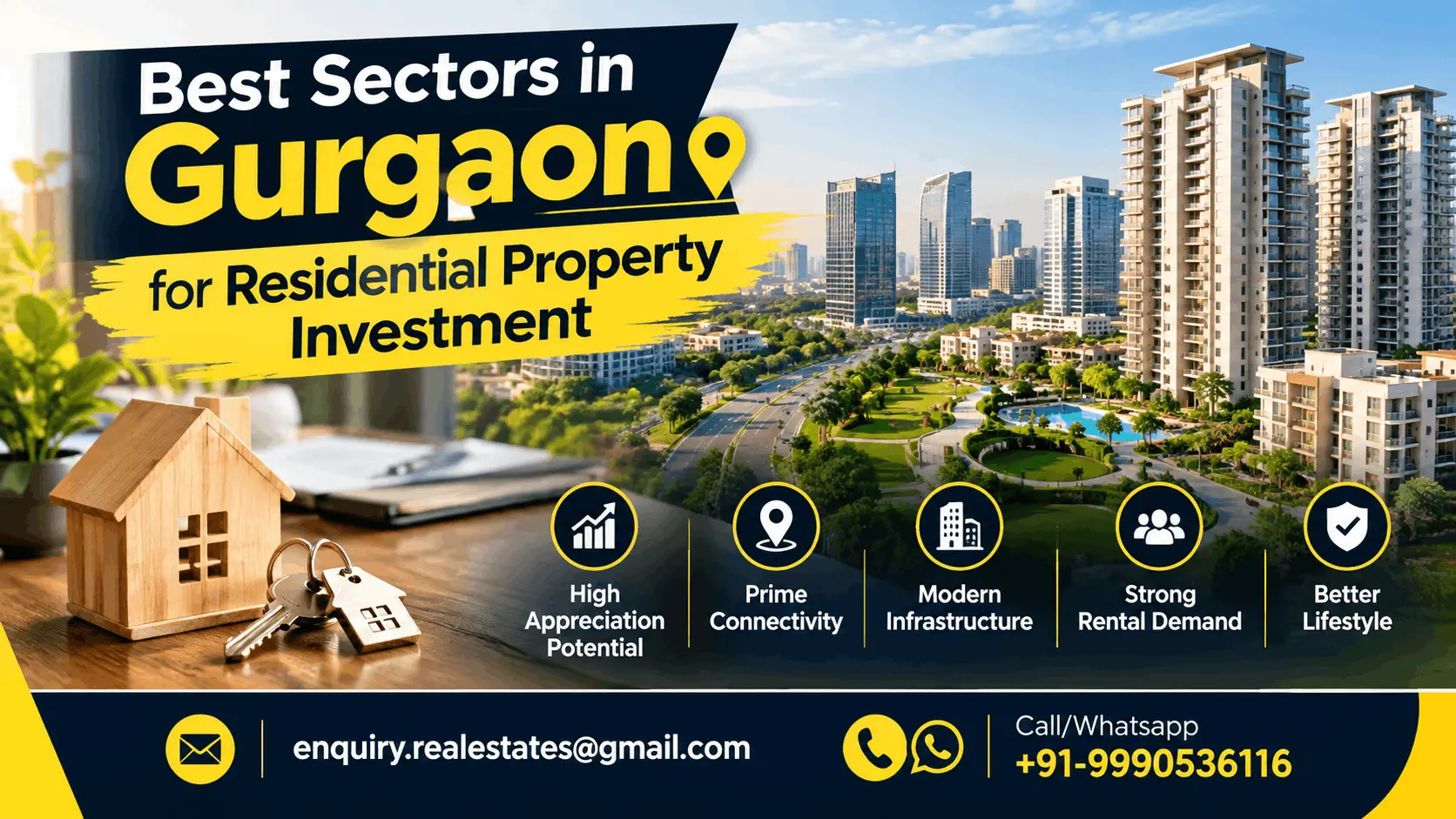 Best Sectors in Gurgaon for Residential Property Investment