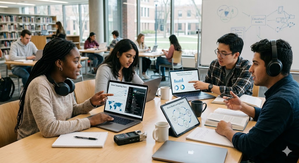 Global Research on Music Streaming in Modern Education Systems