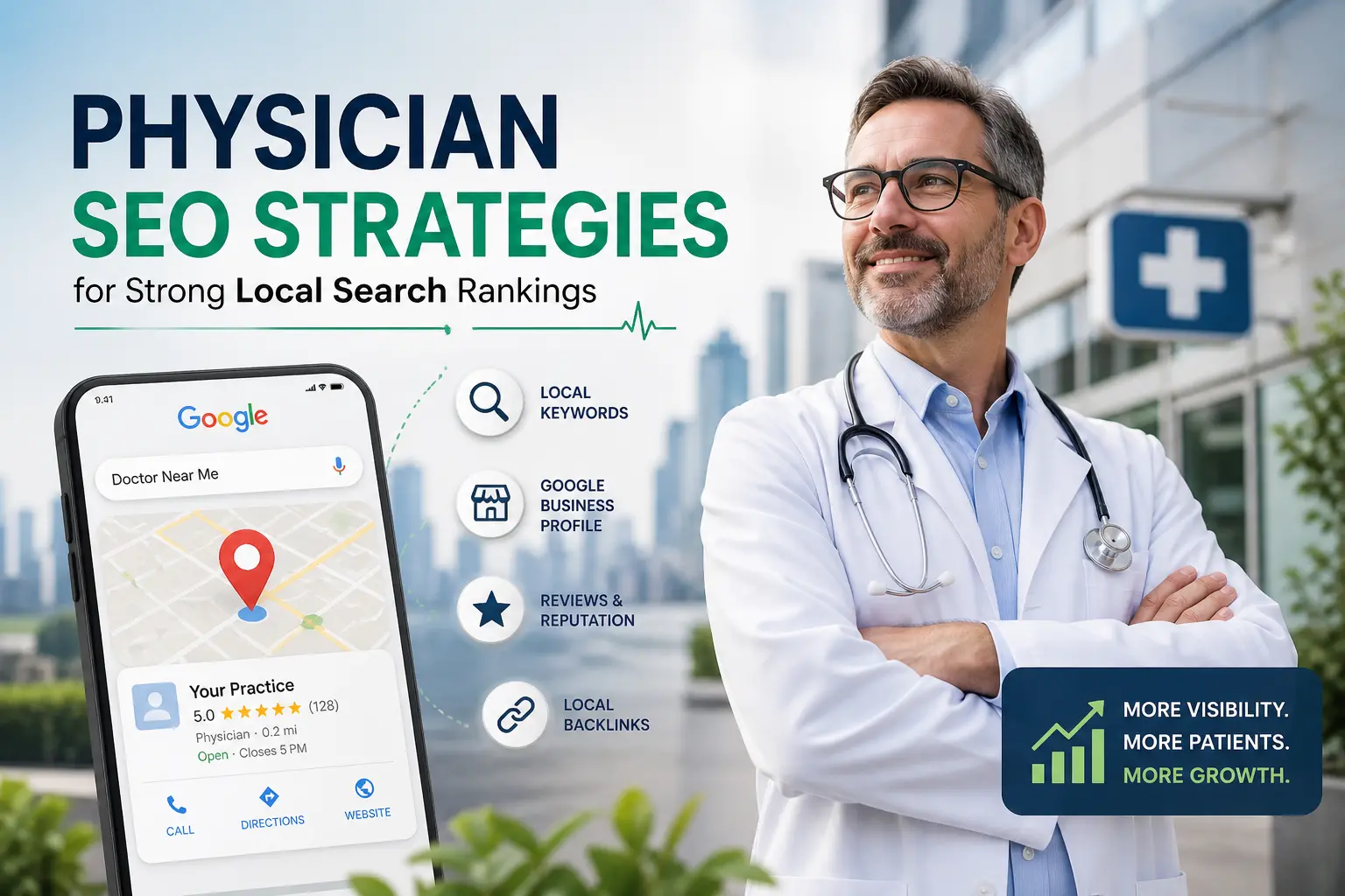 Physician SEO Strategies for Strong Local Search Rankings