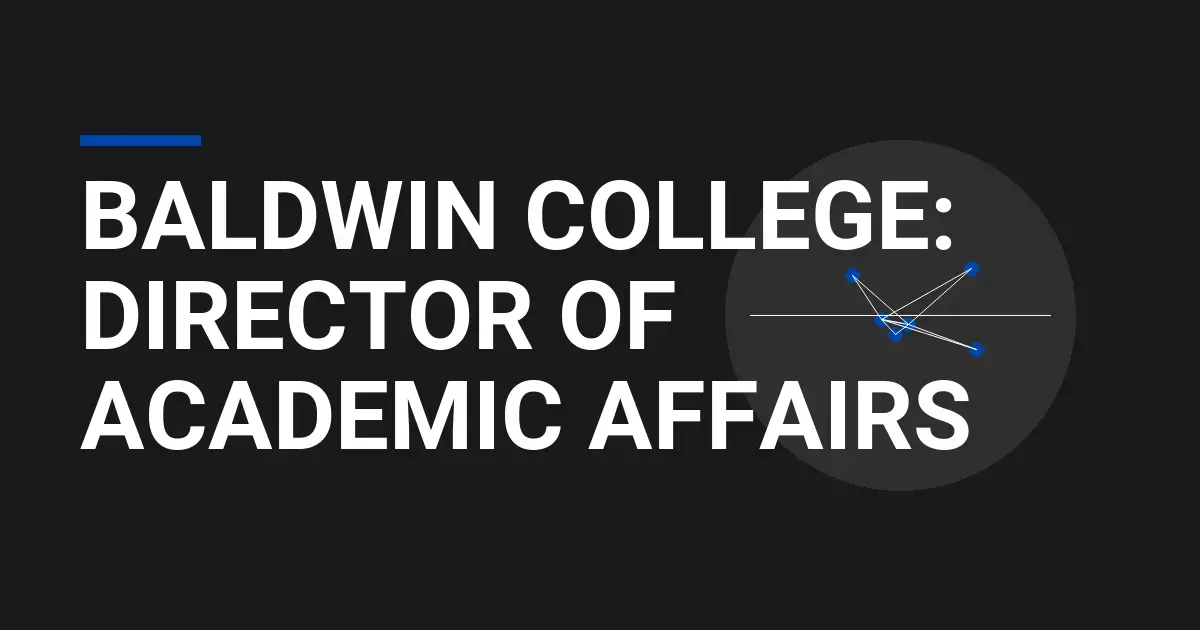 Baldwin College: Director of Academic Affairs