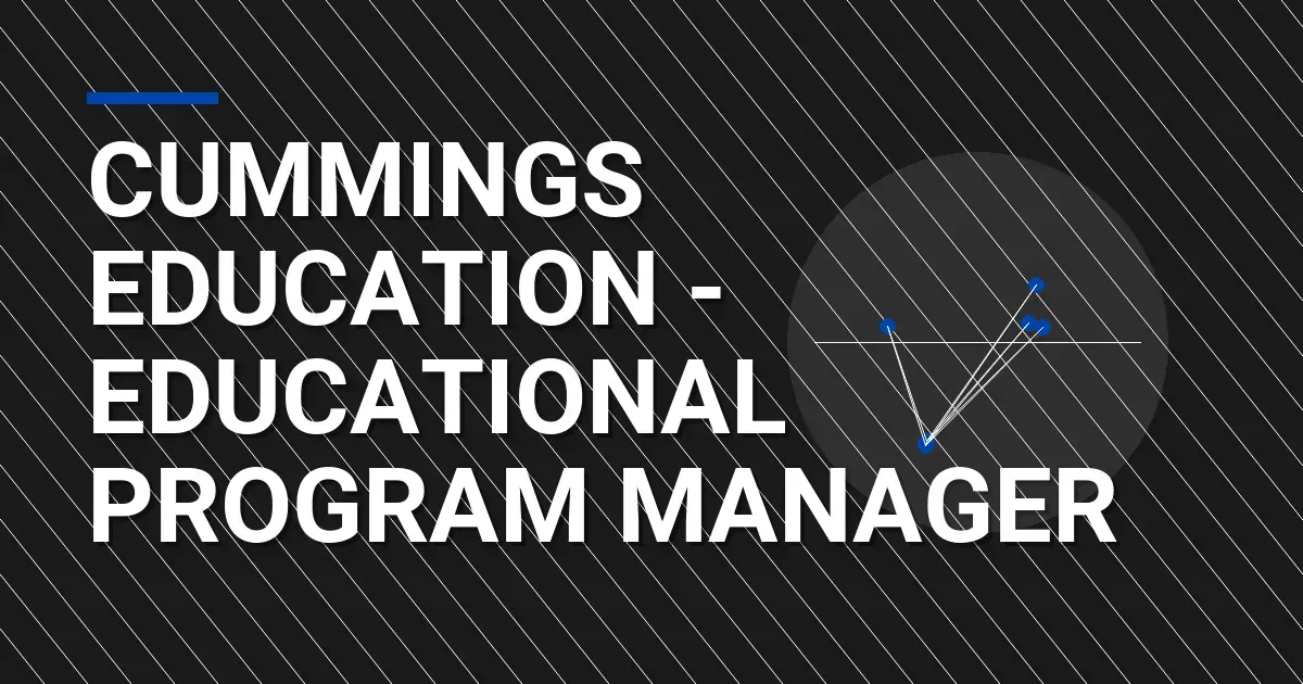 Cummings Education - Educational Program Manager