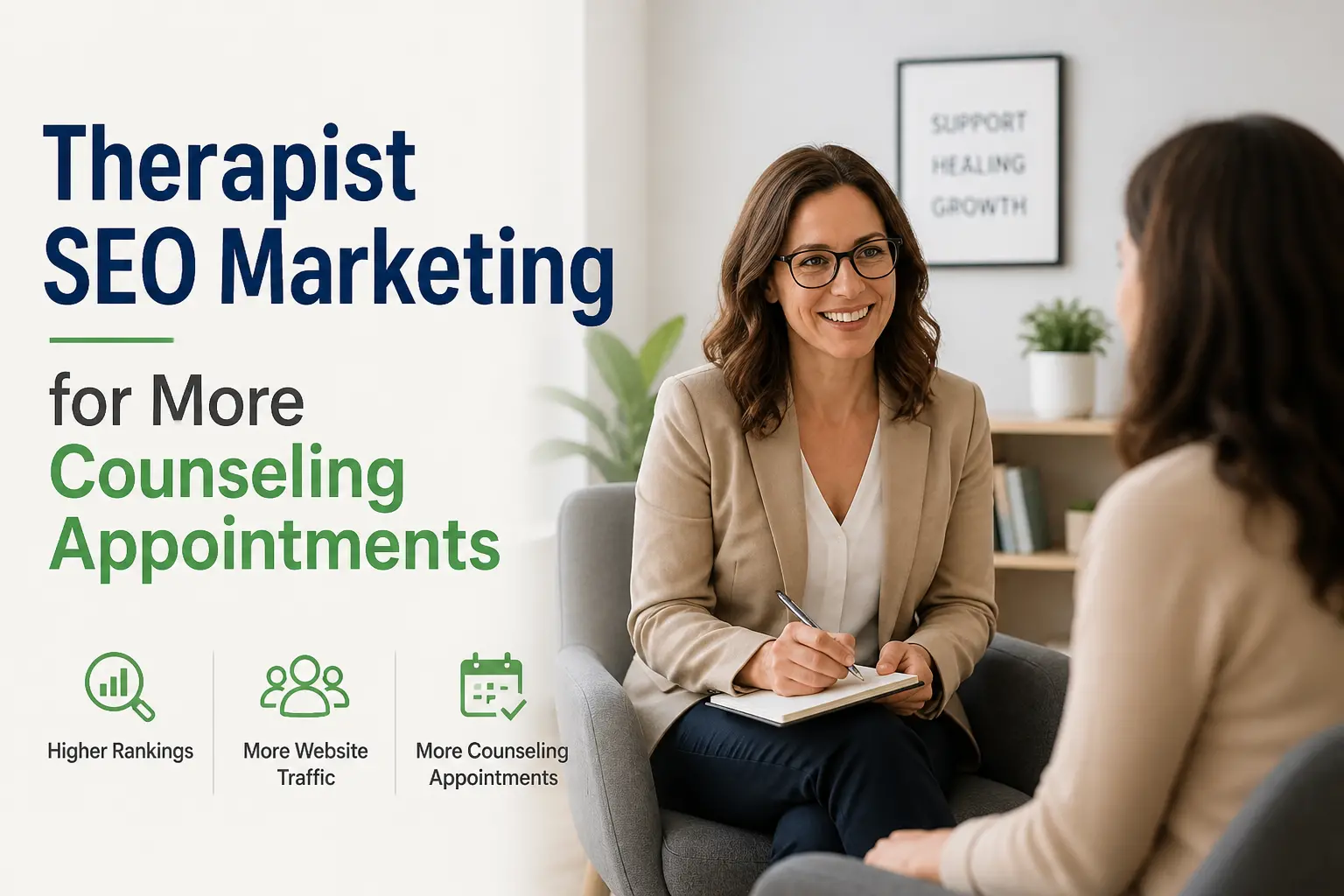 Therapist SEO Marketing for More Counseling Appointments